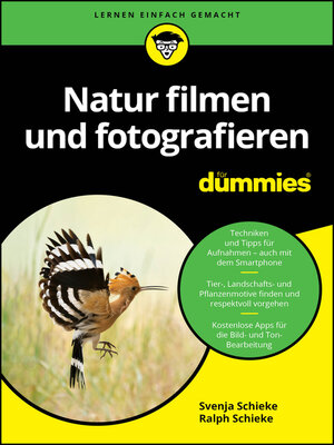 cover image of Natur filmen und fotografieren für Dummies